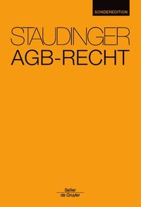 bokomslag Agb-Recht: Staudinger Sonderedition