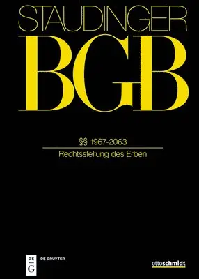 Lena Kunz, Katrin Dobler, Thomas Raff, Martin Lohnig, Wolfgang Marotzke, Christian Baldus - §§ 1967-2063, Inbunden. Tillgänglighet: Kommande