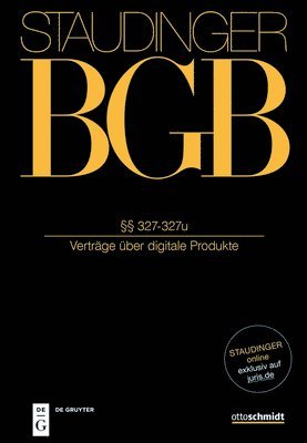 bokomslag Staudingers Kommentar BGB §§ 327-327u (Verträge über digitale Produkte)