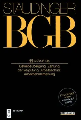 Philipp S Fischinger, Reinhard Richardi, Georg Annuß, Hartmut Oetker, Volker Rieble - §§ 613a-619a, Inbunden. Tillgänglighet: Kommande