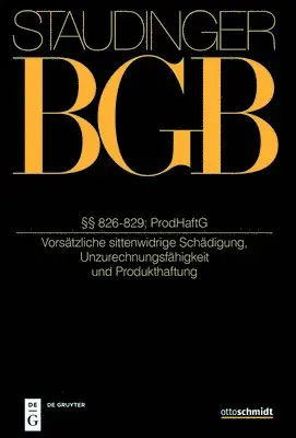 Jurgen Oechsler, Johannes Hager - §§ 826-829; Prodhaftg, Inbunden. Tillgänglighet: Kommande