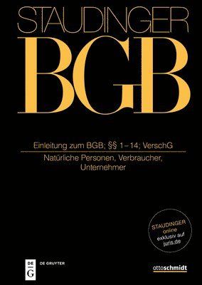 Jörg Fritzsche, Christian Baldus, Bernd Kannowski - Einleitung Zum Bgb; §§ 1-14; Verschg, Inbunden
