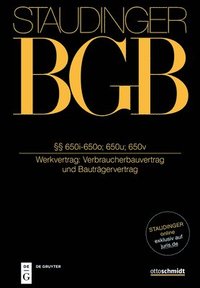 bokomslag §§ 650i-650o; 650u-650v: (Verbraucherbauvertrag Und Bauträgervertrag)