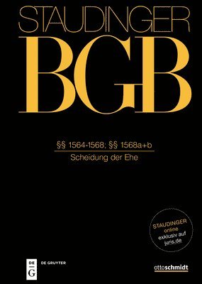 Philipp M Reuß, Gerd Weinreich - §§ 1564-1568b, Inbunden