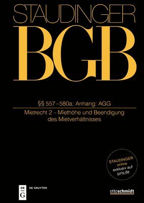 Markus Artz, Jost Emmerich, Volker Emmerich, Christian Rolfs, Björn Steinrötter - §§ 557-580a; Anhang: Agg, Inbunden