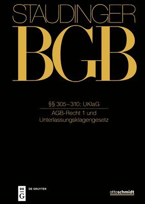 Dagmar Coester-Waltjen, Gerald Mäsch, Andreas Piekenbrock, Matthias Wendland - §§ 305-310; Uklag: (Agb-Recht 1 Und Unterlassungsklagengesetz), Inbunden