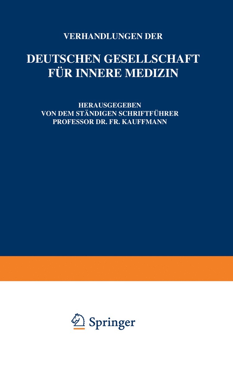 Fr. Kauffmann, Fr Kauffmann - Fünfundsechzigster Kongress, Häftad