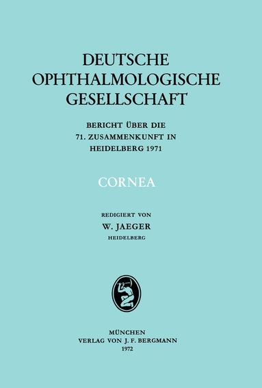 W. Jaeger - Cornea, Häftad