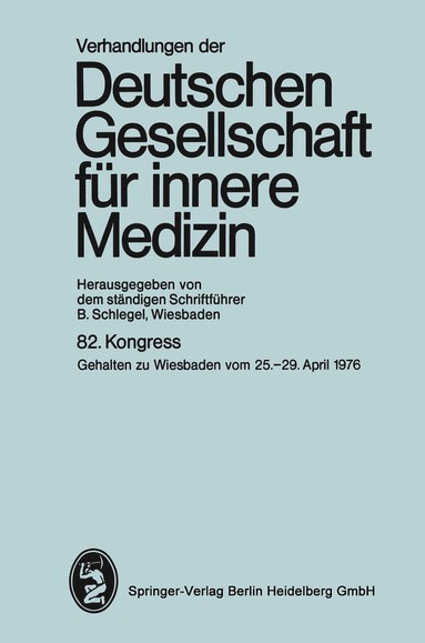 Professor Dr. B. Schlegel - 82. Kongreß, Häftad