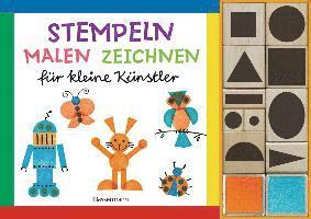 Stempeln, malen, zeichnen-Set 1