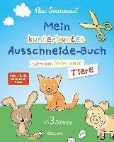 bokomslag Mein kunterbuntes Ausschneidebuch - Tiere. Schneiden, kleben, malen ab 3 Jahren. Mit Scherenführerschein