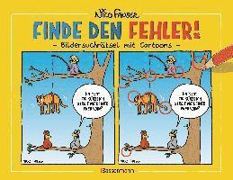 bokomslag Finde den Fehler - Bildersuchrätsel mit Cartoons