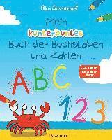 bokomslag Mein kunterbuntes Buch der Buchstaben und Zahlen. Spielerisch das Alphabet und die Zahlen von 1 bis 20 lernen. Für Vorschulkinder ab 5 Jahren