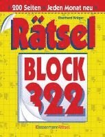 Eberhard Krüger - Rätselblock 322 (5 Exemplare à 2,99 EUR), Häftad