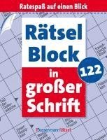 bokomslag Rätselblock in großer Schrift 122 (5 Exemplare à 2,99 EUR)