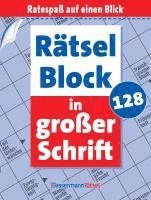 bokomslag Rätselblock in großer Schrift 128 (5 Exemplare à 2,99 EUR)