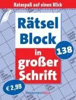 Rätselblock in großer Schrift 138 (5 Exemplare à 2,99 EUR)