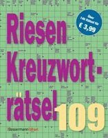 Eberhard Krüger - Riesen-Kreuzworträtsel 109 (5 Exemplare à 3,99 EUR), Häftad