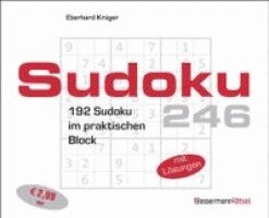 Eberhard Krüger - Sudokublock 246 (5 Exemplare à 2,99 EUR), Häftad