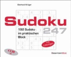 Eberhard Krüger - Sudokublock 247 (5 Exemplare à 2,99 EUR), Häftad
