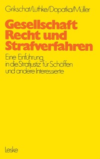 bokomslag Gesellschaft, Recht und Strafverfahren