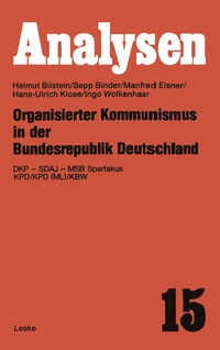 bokomslag Organisierter Kommunismus in der Bundesrepublik Deutschland