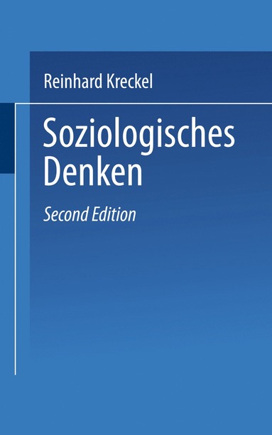 bokomslag Soziologisches Denken