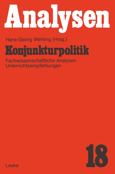 bokomslag Konjunkturpolitik