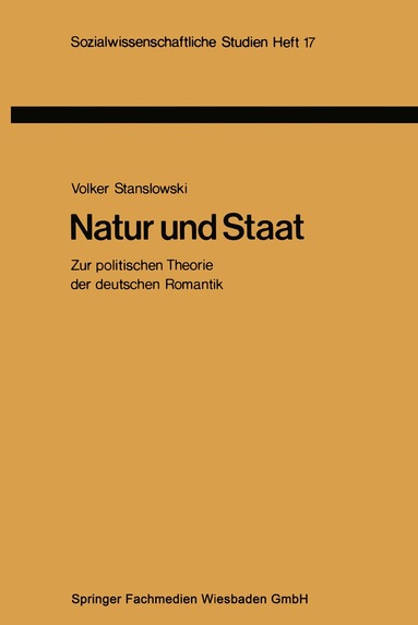 Volker Stanslowski - Natur und Staat, Häftad