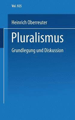 bokomslag Pluralismus