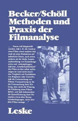 bokomslag Methoden und Praxis der Filmanalyse