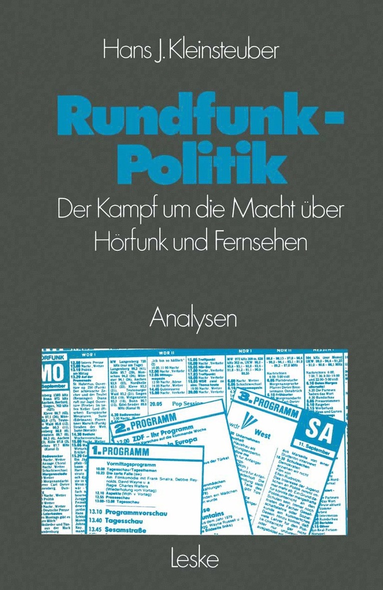 Rundfunkpolitik in der Bundesrepublik 1