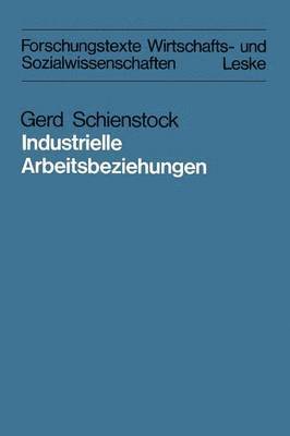 Industrielle Arbeitsbeziehungen 1