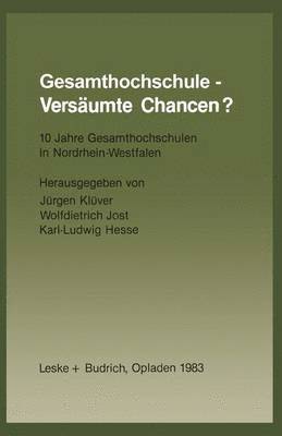 Gesamthochschule — Versäumte Chancen?