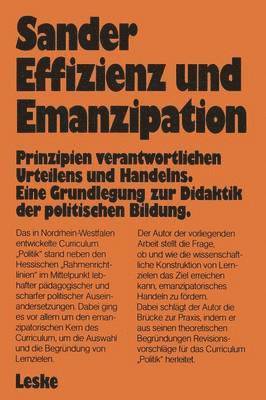 Effizienz und Emanzipation 1