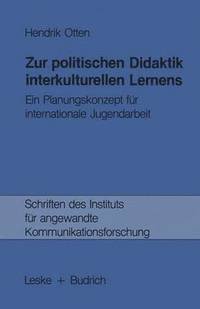 bokomslag Zur politischen Didaktik interkulturellen Lernens