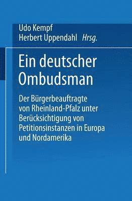 bokomslag Ein deutscher Ombudsman