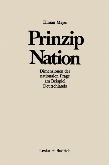 bokomslag Prinzip Nation