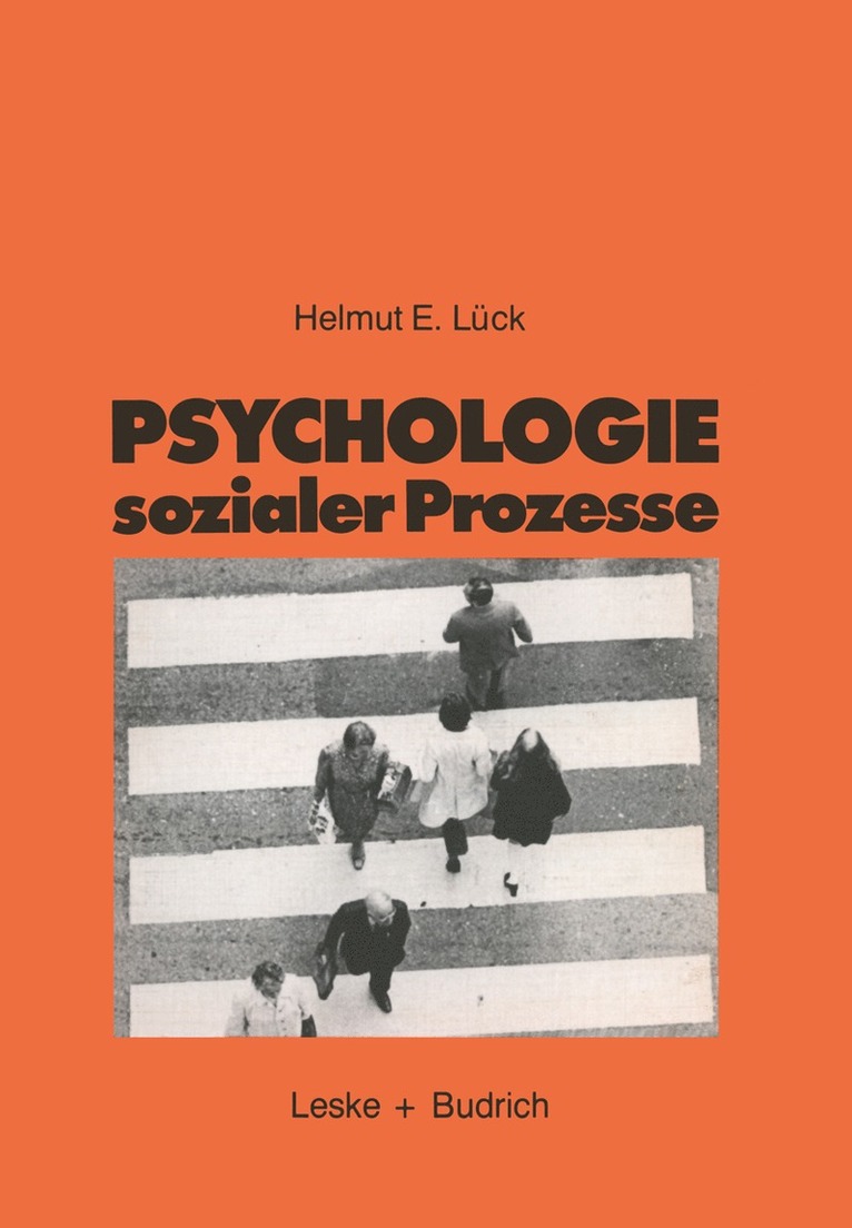 Psychologie sozialer Prozesse 1