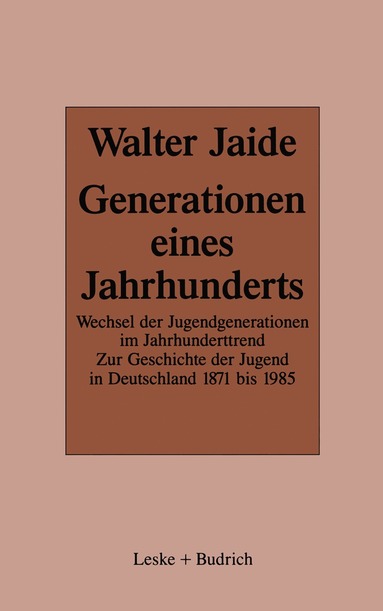 bokomslag Generationen eines Jahrhunderts