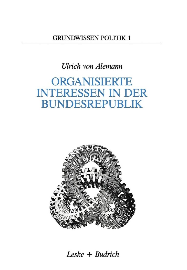 Organisierte Interessen in der Bundesrepublik 1