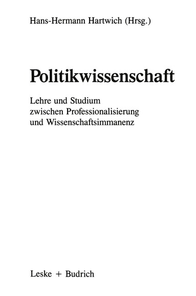 bokomslag Politikwissenschaft