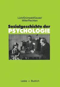 bokomslag Sozialgeschichte der Psychologie