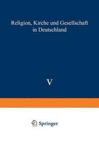 bokomslag Religion, Kirche und Gesellschaft in Deutschland
