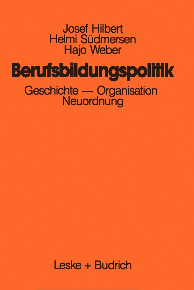 Berufsbildungspolitik 1