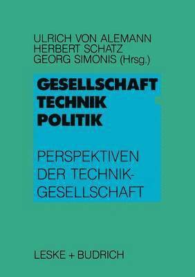 bokomslag Gesellschaft  Technik  Politik