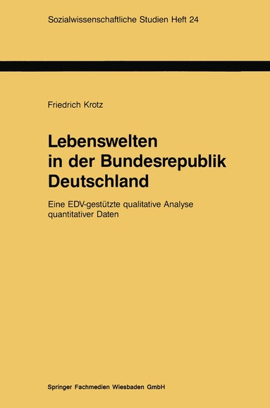 Friedrich Krotz - Lebenswelten in der Bundesrepublik Deutschland, Häftad