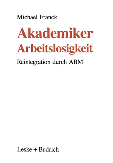 bokomslag Akademiker-Arbeitslosigkeit