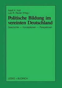 bokomslag Politische Bildung im vereinten Deutschland