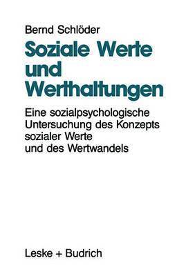 Soziale Werte und Werthaltungen 1